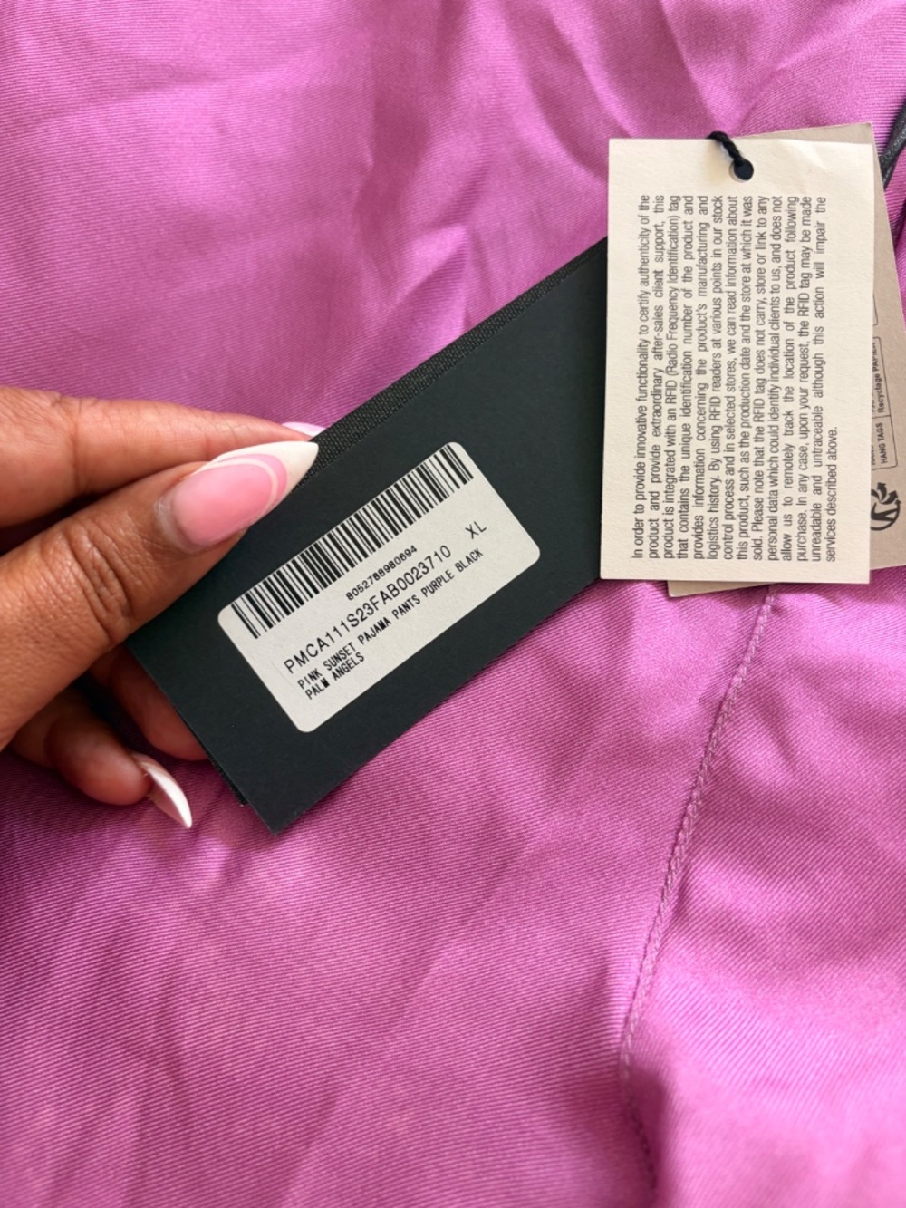 Palm Angels Silk pants NEW WITH TAGS - Picture 3 of 4